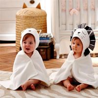 【jw】◐☬۞  Newborn Baby Cotton Kids Beach Babies Hooded Toalla Poncho Infant Blankets Cartoon Hood Bathrobes