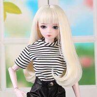 (Popular toys) 1/3 Amp; 1/4 1/6 Bjd ตุ๊กตาวิกผมผ้าไหมนุ่มหัวยาวเรียบ Play House Diy เปลี่ยนแต่งตัวสาวของเล่นเด็กของขวัญอุปกรณ์เสริม