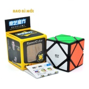 RUBIK lắp ráp Skewb QIYI CUBE viền đen - Rubik biến thể Skewb