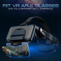 3D VR Glasses Headset Virtual Reality Headset Cardboard VR Headset For 4.7-6.3 Inch Phone ForFIIT VR AR-X 2021 Helmet