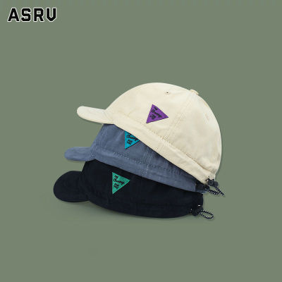 ASRV หมวกแก๊ปปีกสั้นมีสายรูดสำหรับถนนชายและย้อนยุคสำหรับผู้หญิงหมวกเบสบอลตัวอักษรป่า