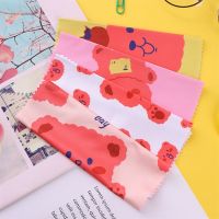 4 Pcs/Set Cartoon Bear Glasses Cleaner Microfiber Glasses Cleaning Cloth For Glasses Lens Phone Screen Cleaning Wipes