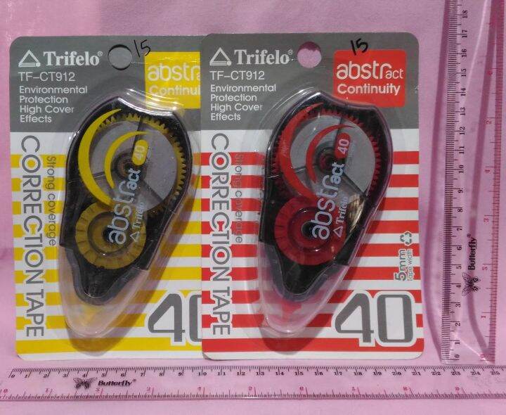 Tipe X Kertas Correction Tape Jumbo Besar Banyak Trifelo 912 40m Bagus