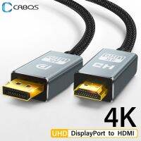 【cw】 4K DisplayPort to HDMI-compatible Adapter DP Conversion Cable Audio Sync for Computer Monitor Not Display Port