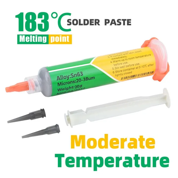zakka 20g Low Temperature Solder Paste Lead Free Extruder Green Oil