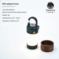 Swante โคมไฟ ML4ฐานสีดำวอลนัทไนลอนแม่เหล็กที่ยึดโคมไฟแม่เหล็กที่ฐานโคมไฟ ML4เป้าหมายศูนย์เครื่องมือตั้งแคมป์กลางแจ้งโดยเฉพาะ