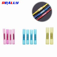 50PCS Heat Shrinkable Butt Waterproof Electrical Connector Wire Splice Cable Heat Shrink Joint Crimp Terminal