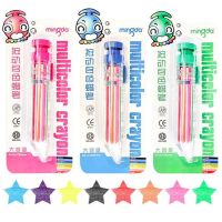 Student Push Style Graffiti Tool Children Gift Multicolor Crayons Oil Pastel Highlighter Marker Pen Colored Pencil