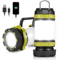 【LZ】▼ↂ  Recarregável LED Lanterna Camping Lanterna Power Bank impermeável 6 Modos Fit para Caminhadas ao ar livre Recreação 3000mAh