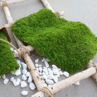 NEW 1PC Simulated Flocking Moss Block Rockery Turf Lawn DIY Artificial Grass Moss Imitation Green Plant Ornament Decoration