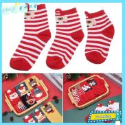 GONGYANG Year Thicken Boys Girls Kids Socks Cartoon Christmas Santa Claus