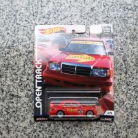 แพ็คยับ Hotwheels Mercedes Benz ล้อยาง สีแดง