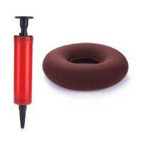 Hip Support Hemorrhoid Seat Pad Inflatable Anti Bedsore with Pump Round Ring Donut Shape Chair Pad