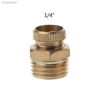 ▼ NPT 1/4 3/8 1/2 Drain Cock Solid Brass Water Drain Safety for VALVE for Train/Air Compressor Tanks Replacement