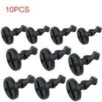 10Pcs Plate Screw Clips Engine Compartment Cover Plate Screw Clips Black Plastic For Porsche Cayenne 2003-2010 95557271000 Fasteners