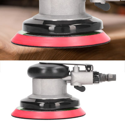 Air Random Orbital Sander 5in Pneumatic Palm พร้อมกระดาษทราย 5 ชิ้นสำหรับงานอัตโนมัติ US Style Joint