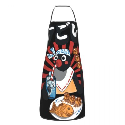 Matsuri Pengin Apron Cuisine Cooking Baking Household Cleaning Gardening Noot Pingu Penguin Meme Cartoon Bib Kitchen Tablier
