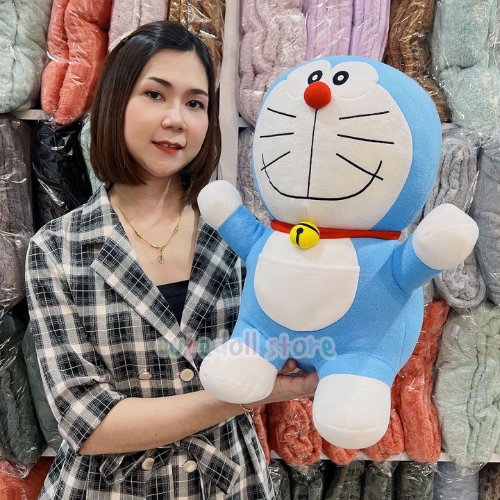 doraemon-ตุ๊กตา-โดเรม่อน-ผ้าทีคอต-ท่านั่ง-ขนาด-16-นิ้ว-ลิขสิทธิ์แท้-โดราเอมอน-ตุ๊กตาโดเรม่อน-ตุ๊กตา-โดเรมอน