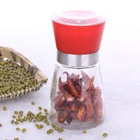 Manual Grinder Pepper Spice Grinder Coffee Beans Sesame Grinder Glass Bottle Kitchen Tools