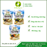 Bánh gạo ăn dặm hữu cơ cho bé Alvins 30g - Hàn Quốc cho bé từ 6 tháng tuổi