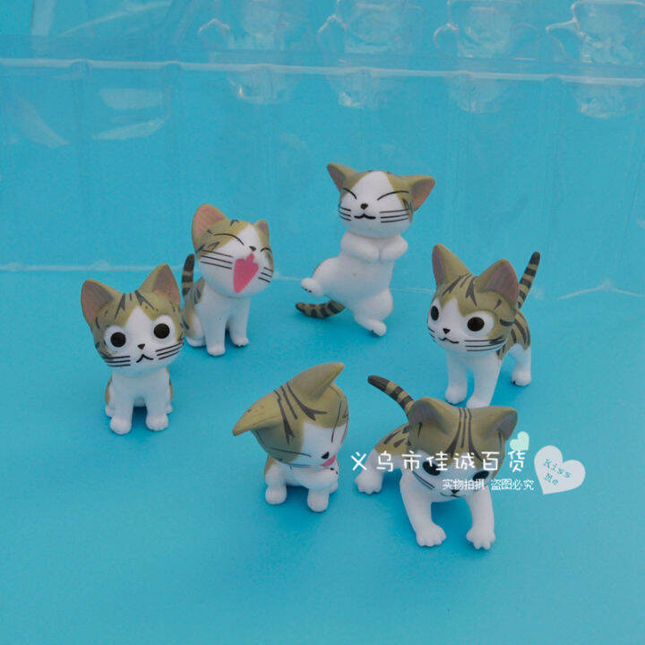 โมเดลแมวจี้-ฟิกเกอร์-แมวจี้-โมเดล-chis-sweet-home-kawaii-cheese-cat-figure-การ์ตูนอนิเมะ-สีกาแฟ-ของสะสม-ของเล่น-ของเล่นถูกๆ-ของเล่นเด็ก