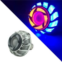 【CW】 1PC Flash Motorcycle Headlight Tail Brake Rear Lights Motorbike Accessories Lamp