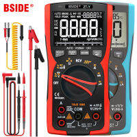 BSIDE Professional Digital Multimeter True-RMS 9999 3-Line จอแสดงผล og Tester Current โวลต์มิเตอร์ Capacitor Temp VFC NCV Meter