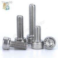 10/50pcs M1.4 M1.6 M2 M3 M4 M5 M6 304 A2-70 Stainless Steel DIN912 Hexagon Hex Socket Cap Allen Head Bolt Screw Length 2-80mm