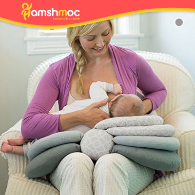 HamshMoc หมอนหนุนให้อาหารเด็กแรกเกิดนุ่มปรับหมอนการพยาบาลทารกได้ป้องกันการสำลัก Comfort การเลี้ยงลูกด้วยนมแม่สารพัดประโยชน์