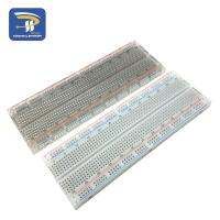 ㍿๑✸ 1pc NEW MB-102 MB102 Breadboard 830 Point Solderless PCB Bread Board Test Develop DIY White/Transparent