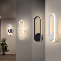 Nordic simple adjustable wall lamp bedroom bedside lamp modern simple LED light luxury living room background wall aisle lamp