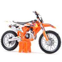 Bburago 1:18 Ktm 450 Sx-F โรงงานฉบับ2018โมเดลมอเตอร์ไซค์อัลลอยจำลองของสะสมรถของเล่น