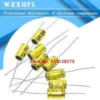 10pcs100v 2.2/3.3U/4.7/6.8/10UF/15/22/33/47uf NP 10x16mm frequency division Promise NP axial horizontal electrolytic capacitor WATTY Electronics