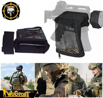 Hunting Accessories Military Gear AR-15 Ammo Brass Shell Catcher Mesh Trap  Nylon Mesh Bag