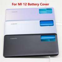 Xiaomi Mi 12ฝาหลังกระจกเคสประตูเปลี่ยนด้วยสติกเกอร์กาว