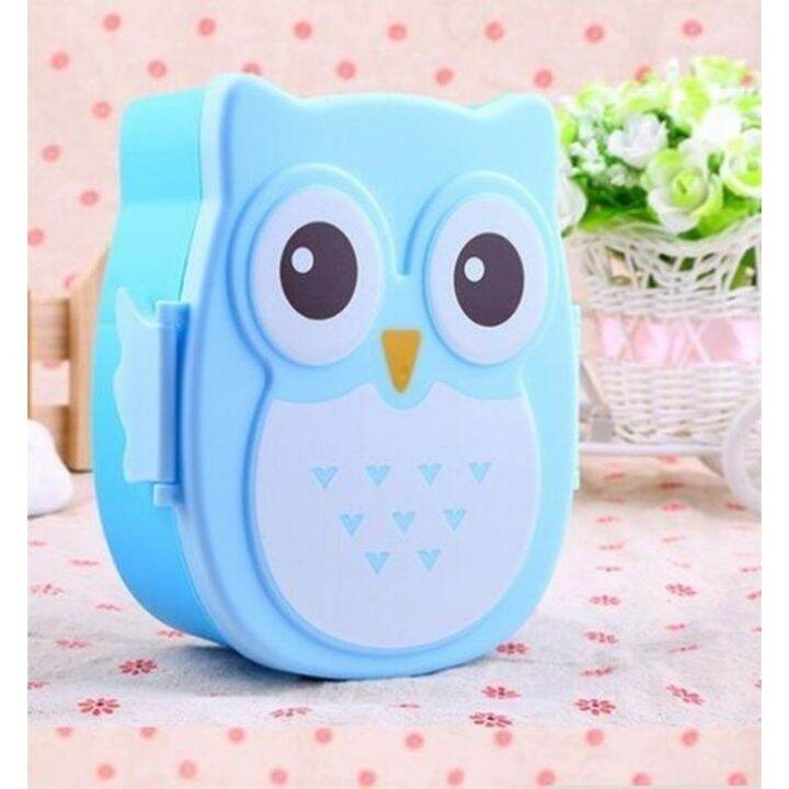 portable-owl-lunch-box-plastic-childrens-lunch-box-food-container-carton-tableware-bento-box-kawaii