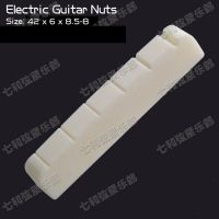 Bone 6 String Slotted Nuts For  Electric Guitar / 42 x 6 x 8.5-8mm