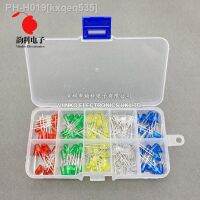 ✒☜▽ 100/200/300PCS F3 F5 Light Emitting Diodes electronic kit box 3MM 5MM LED Diode Assorted Kit White Green Red Blue Yellow Orange