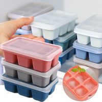 hot【cw】 6 Grids Soft Silicone Tray Mold Maker Homemade Cold Drink Tools