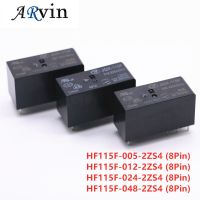 รีเลย์2ชิ้น Hf115f-024-2zs4 Hf115f-012-2zs4 Hf115f-005-2zs4 115f-005-2zs4 12vdc 250vac 8a 5V 12V 24V 48V 8pin