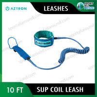 AZTRON COIL LEASH สายรัดข้อเท้าสำหรับผู้เล่นบอร์ดยืนพาย พายบอร์ด ซัพบอร์ด Sup Board ISUP stand up paddle board กีฬาทางน้ำ Water Sport อุปกรณ์ท่องเที่ยว Outdoor