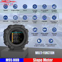 M95 HUD Gpsbds 4X4 Inclinometer รถ Slope Meter Overspeed Alarm Off-Road อุปกรณ์เสริมดิจิตอลวัดระยะทางเข็มทิศ Smart Meter