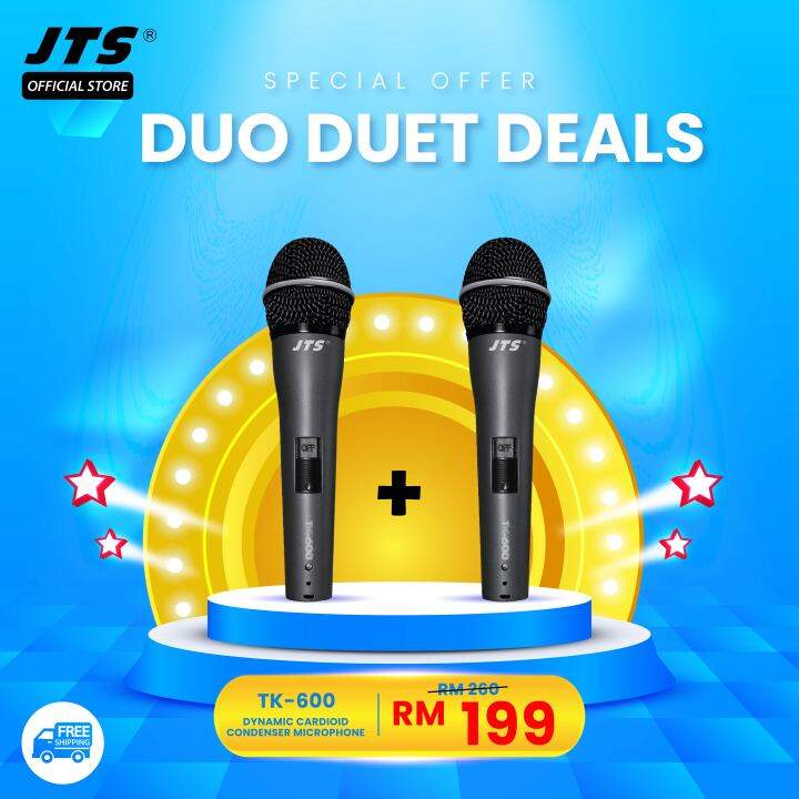 Combo JTS TK 600 + JTS TK 600 Dynamic Vocal Microphone Lazada