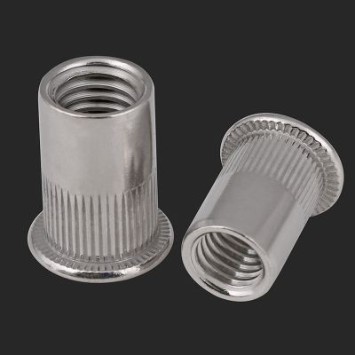 M3/4/5/6-M12 GB17880.1 304 Stainless Steel Rivet Nuts Pull Cap Flat Head Rivet Nuts