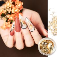 【hot sale】 ❏❀☏ B50 Mtssii Gold Silver Colorful Nail Art Foil Paper Irregular Aluminum Nail Sticker Nail Art Accessories Glitter Gel Polish