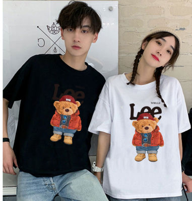 เสื้อยืดแขนสั้นพร้อมส่ง 10สี ลายการ์ตูน ขายดีตามเทรนต์ ลายน่ารัก สีสันสดใส่น่ารัก ใส่ได้ทั้งหญิงและชาย (S-3XL) ***ปลีก-ส่ง*** BK-477