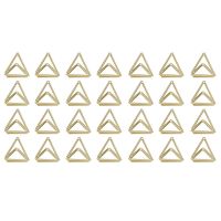 30Pcs Triangle Shape Card Holders Wedding Table Number Holders Photo Holder Pictures Stand Clips for Anniversary Party