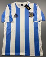 เสื้อฟุตบอล ย้อนยุค ทีมชาติ อาเจนติน่า 1986 เหย้า Retro Argentina Home แชมป์บอลโลก World Cup Champions เรโทร คลาสสิค