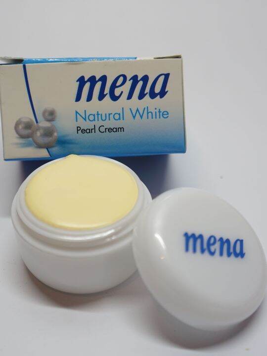 Mena Whitening Cream Before And After Mena Pearl White Natural Whitening Cream with Vitamin E and Pearl powde