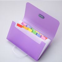 13 Grids A6 Expanding Folder Paper Organizer Wallet Documents Organizer Bill Folder File Pouch Stationery Office School Supplies